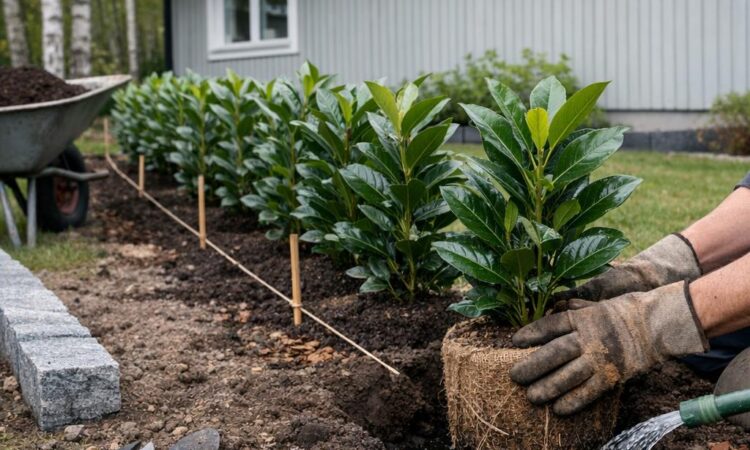 Lagerhäggshäck: plantering och skötsel steg för steg