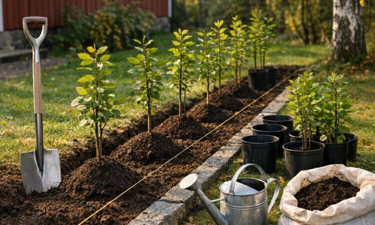 När plantera snabbväxande häck: bästa tid, zoner och tips