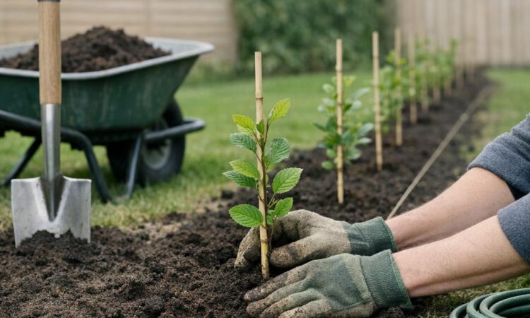 Plantera häck steg för steg