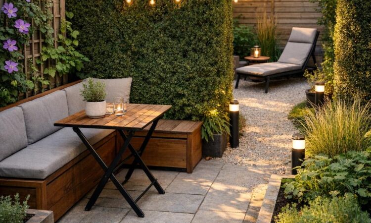 Använda trädgård mindre: smarta idéer för liten trädgård