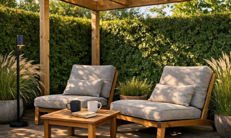 Sitta samma plats utomhus: så skapar du din uteplats