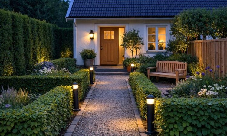 Utemiljö känns trygg med rätt häckar och gestaltning