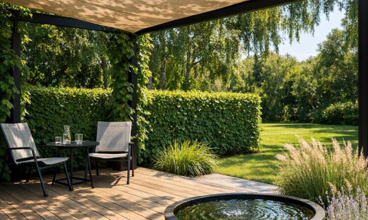 Utemiljön kyls ner: smarta sätt att svalka uteplatsen