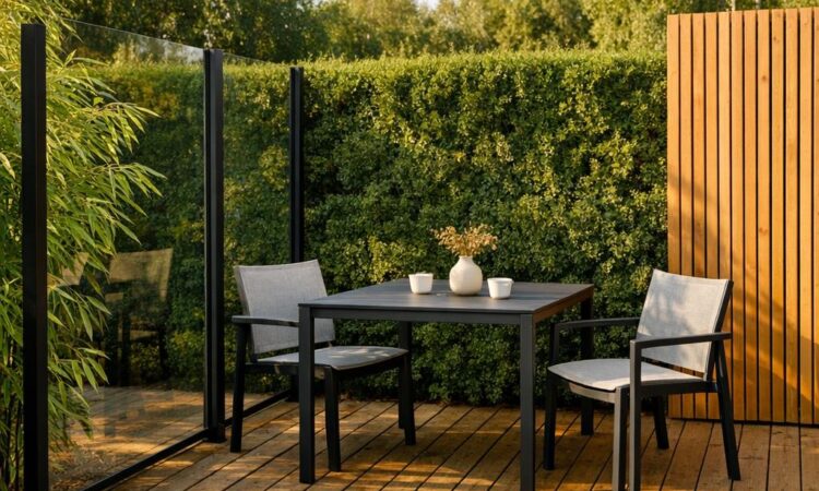 Vindskydd trädgård