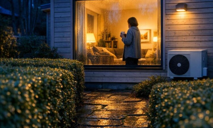 Värme försvinner på kvällen