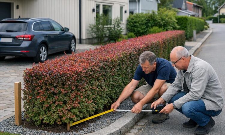Häcknormer bostadsområde