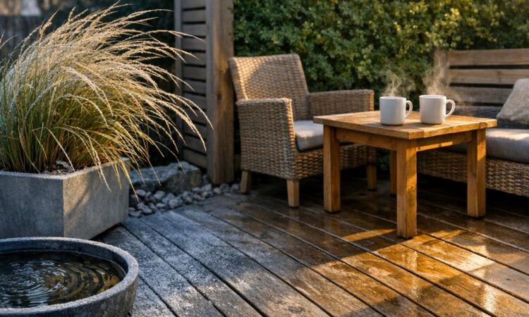 Kall terrass mikroklimat