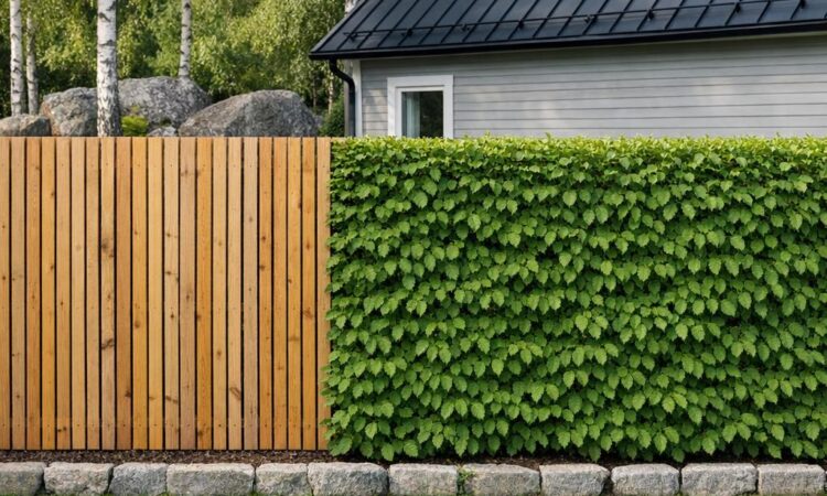 Staket eller häck - skillnad, kostnad och regler