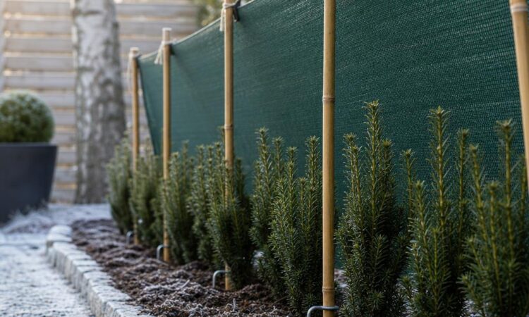 Skuggväv häckplantor